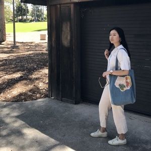 Madewell white courier shirt, size XS